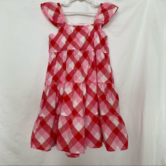 Gymboree Very Cherry Plaid Tiered Dress - Picture 2 of 4